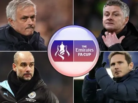 CHÍNH THỨC! Bốc thăm vòng 4 FA Cup: "Ác mộng" cho Man Utd, Mourinho