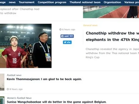 CHÍNH THỨC: Dính chấn thương rách bắp đùi, "Messi Thái" rút lui khỏi ĐT Thái Lan