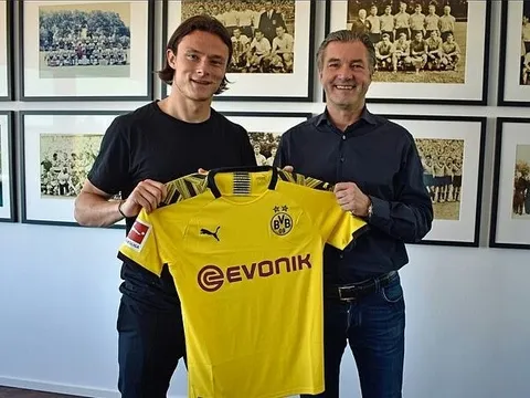CHÍNH THỨC: Dortmund đón tân binh mùa hè đầu tiên