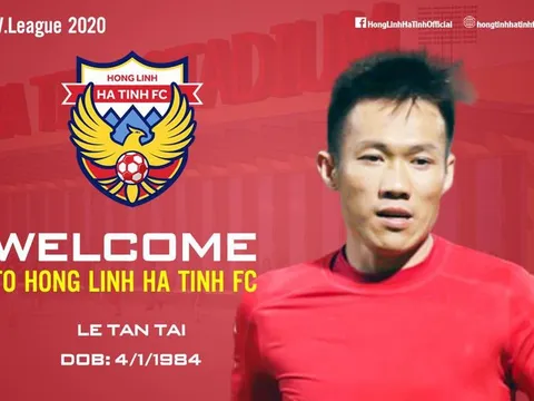 CHÍNH THỨC: Lão tướng Lê Tấn Tài gia nhập tân binh V-League 2020