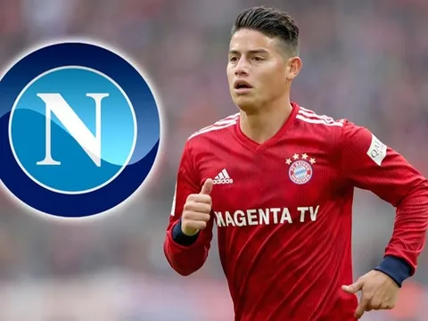 Choáng với số tiền khủng mà Napoli cần chi ra để có James Rodriguez