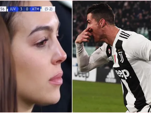 Ronaldo ghi hattrick, và đây là cảm xúc của hôn thê Georgina Rodriguez