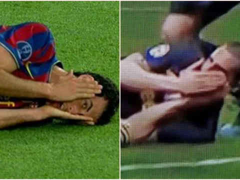 Học "kịch sĩ" Busquets, sao Juventus tái hiện hành vi đáng xấu hổ