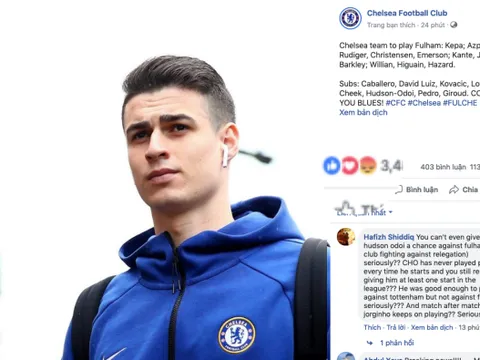 Sốc! Chelsea chưa đá, NHM đã phẫn nộ trên mạng xã hội