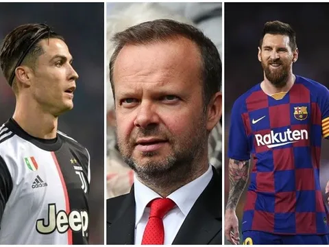 CR7, Ed Woodward và ‘1001 lí do’ Man Utd nên quên ngay Messi!