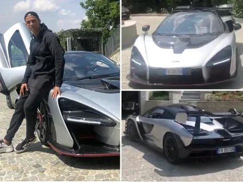 Cristiano Ronaldo tạo dáng bên siêu xe 750 nghìn bảng