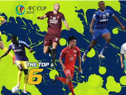 Cùng lập hattrick, 2 đại diện Việt Nam lọt top 6 cầu thủ hay nhất lượt 4 AFC Cup