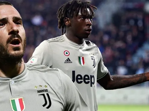 Cựu sao Juventus: “Bonucci đáng xấu hổ, thật tự hào về Kean”
