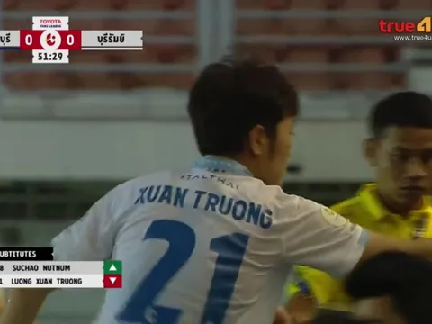 Đá trận thứ 2 cho Buriram, Xuân Trường tiếp tục phải rời sân sớm