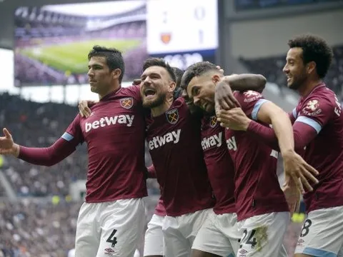 Đánh bại Tottenham, West Ham trở thành đội bóng đầu tiên làm được điều này