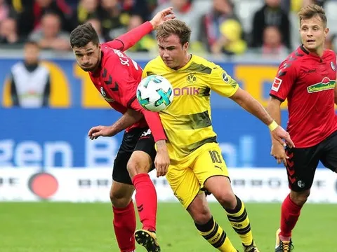 Đấu Freiburg, Dortmund sở hữu thành tích ấn tượng chỉ kém mỗi Bayern
