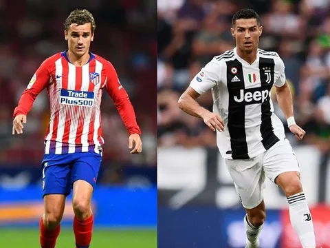 Đến bao giờ Griezmann mới thắng được Ronaldo?
