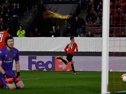 Dính thẻ đỏ oan nghiệt, Arsenal có nguy cơ chia tay Europa League sớm