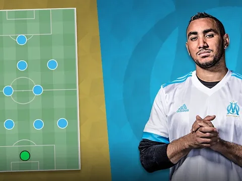 Đội hình 4-2-3-1 khủng từng khoác áo Marseille: Gã mặt sẹo và 2 'siêu quậy'