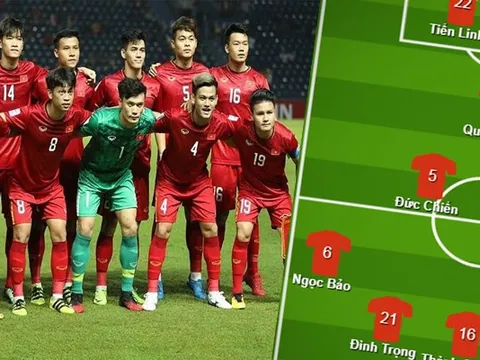 Đội hình ra sân U23 Việt Nam đấu Triều Tiên: "Trọng sơ vin", Quái kiệt Viettel góp mặt