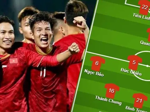 Đội hình ra sân U23 Việt Nam đấu UAE: "Văn Lâm 2.0", "cậu ấm" U23 Việt Nam