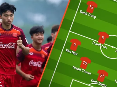 Đội hình ra sân U23 Việt Nam vs U23 Brunei: Quân Hà Nội áp đảo, chỉ có 1 cái tên HAGL