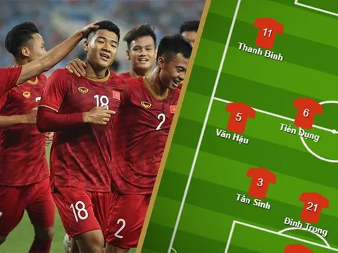 Đội hình ra sân U23 Việt Nam vs U23 Indonesia: Đình Trọng tái xuất, đặt niềm tin vào "ảo thuật gia"
