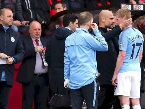 Hành động đáng kính trọng của Pep khi trò cưng ăn thua với cầu thủ đội bạn