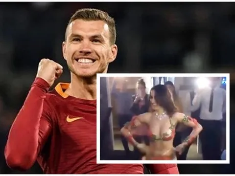 Bị loại khỏi C1, vợ cựu sao Man City mời vũ nữ giải sầu cho chồng