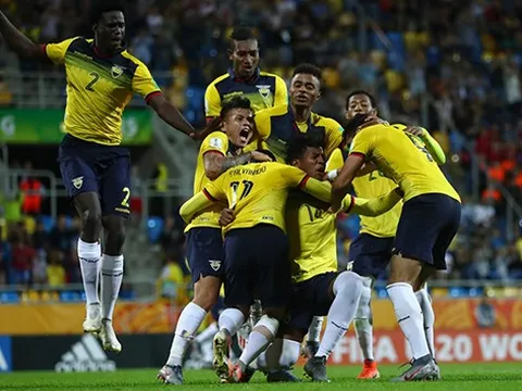 Ecuador giành hạng 3 ngay trong lần đầu tiên dự U20 World Cup