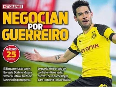 Chi 25 triệu euro, Barca quyết mang "trụ cột" Dortmund về Camp Nou