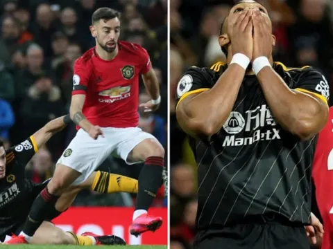 Fernandes "mất tích", Man United hòa thất vọng trước Wolves
