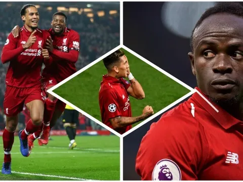 Firmino phản ứng với bàn thắng ‘no-look' của Mane và cú đúp của Van Dijk