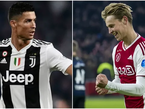Frenkie de Jong hào hứng khi được đối đầu Ronaldo