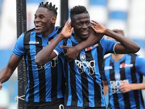 Ghi 2 bàn trong 8 phút, Atalanta chiếm vị trí thứ 3