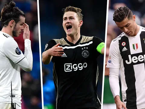 Góc thống kê: Ajax sử dụng đội hình 95 triệu euro để loại Real và Juventus?