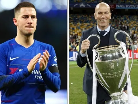 Hazard bày tỏ lời yêu với HLV Zidane