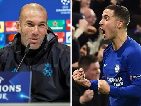 'Hazard sẽ chấp nhận ở lại nếu Zidane đến Chelsea'