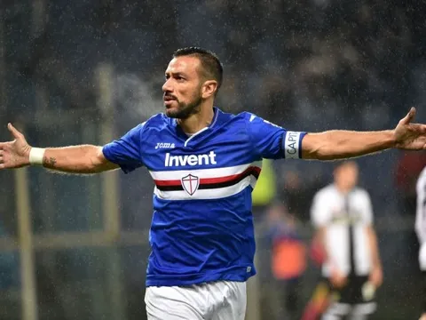 Hết vượt mặt Ronaldo, "Lão ông" Quagliarella lại đi vào lịch sử Italia