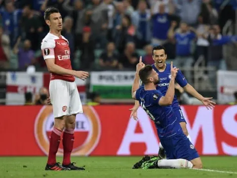 Hủy diệt Arsenal với tỉ số không tưởng, Chelsea trở thành tân vương Europa League