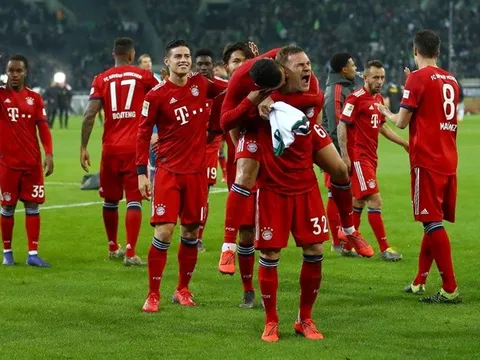 Hủy diệt Monchengladbach, Bayern chính thức san bằng điểm số với Dortmund