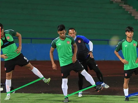 Dùng "bảo bối" dây cao su, U23 Myanmar tự tin đánh bại U23 Việt Nam