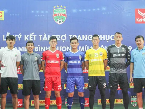 Bình Dương ra mắt áo đấu mới ở V-League 2019