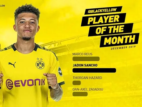 4 bàn + 3 kiến tạo, "máy chạy" 120 triệu được Dortmund vinh danh xứng đáng