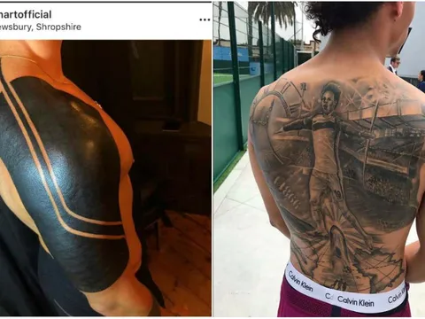 Joe Hart, Leroy Sane và những cầu thủ có hình xăm tệ nhất