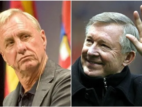 Johan Cruyff và Sir Alex: Hai "chiếc bóng" bao trùm lên trận tứ kết Champions League