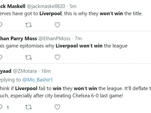 'Liverpool đừng mơ vô địch nếu không thắng Man Utd'