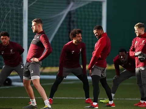 Liverpool tập luyện trong nỗi lo trước trận chiến Bayern Munich