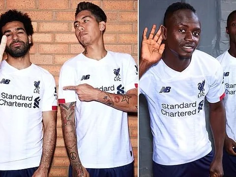 Liverpool tung áo đấu sân khách tuyệt đẹp
