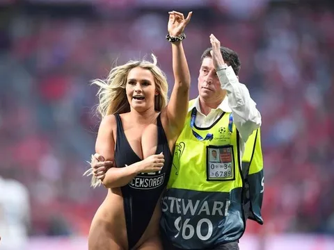 Lộ danh tính mỹ nữ "sexy" náo loạn chung kết Champions League