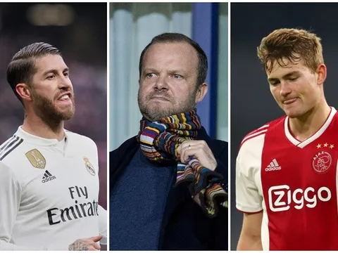Man Utd 'săn' trung vệ: Ed Woodward, De Ligt và 'cú lừa' của Ramos