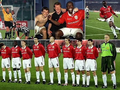 Man Utd tạo nên cuộc lội ngược dòng vĩ đại 'phép màu Turin' 20 năm trước
