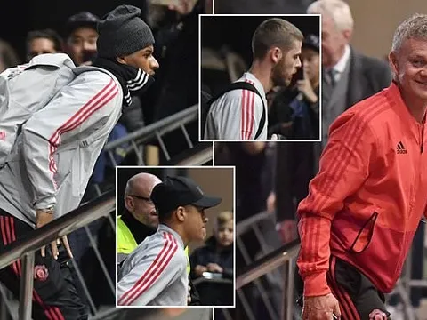Man Utd tới khách sạn: 1 sao bự vắng mặt, 3 sao trẻ có tên