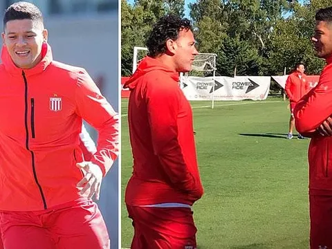 Marcos Rojo sang CLB khác tập luyện dù vẫn là người của Man Utd