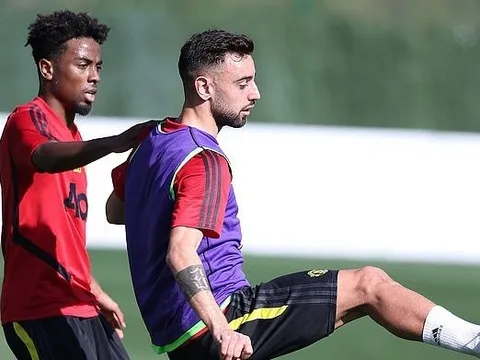 McTominay lộ hình ảnh gây ngỡ ngàng, Fernandes "thị phạm" đàn em